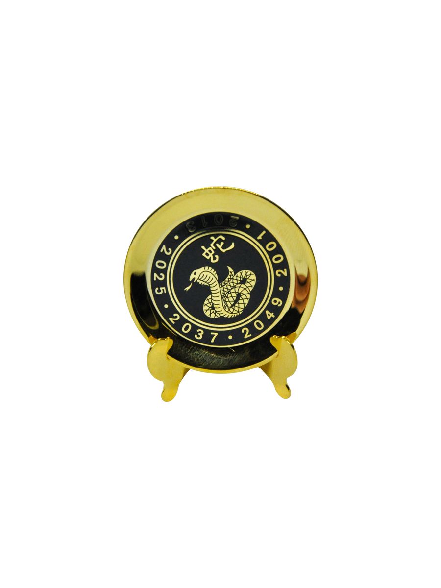 

Фигурка Змея CRYSTOCRAFT 930-001-GCL золотистый, 930-001-GCL