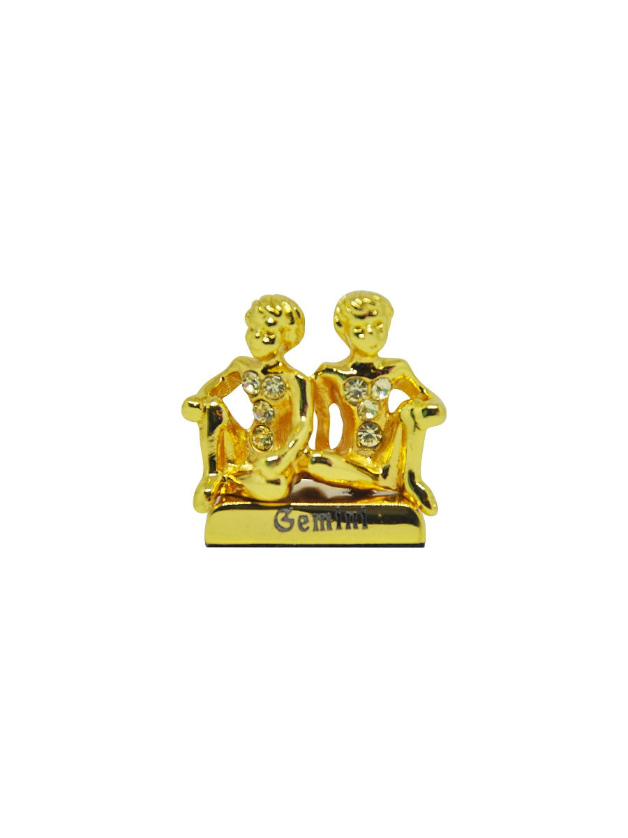 

Фигурка Зодиак Близнецы CRYSTOCRAFT U128-003-G золотистый, U128-003-G