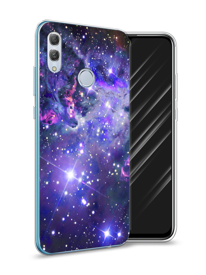 

Чехол Awog на Honor 10 Lite "Яркая галактика", Фиолетовый, 67550-4