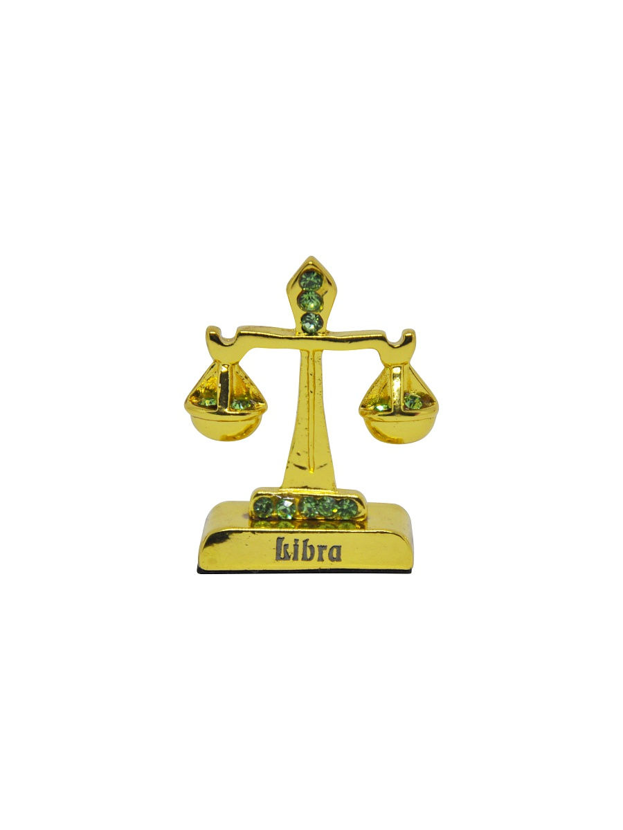 

Фигурка Зодиак Весы CRYSTOCRAFT U128-007-G золотистый, U128-007-G