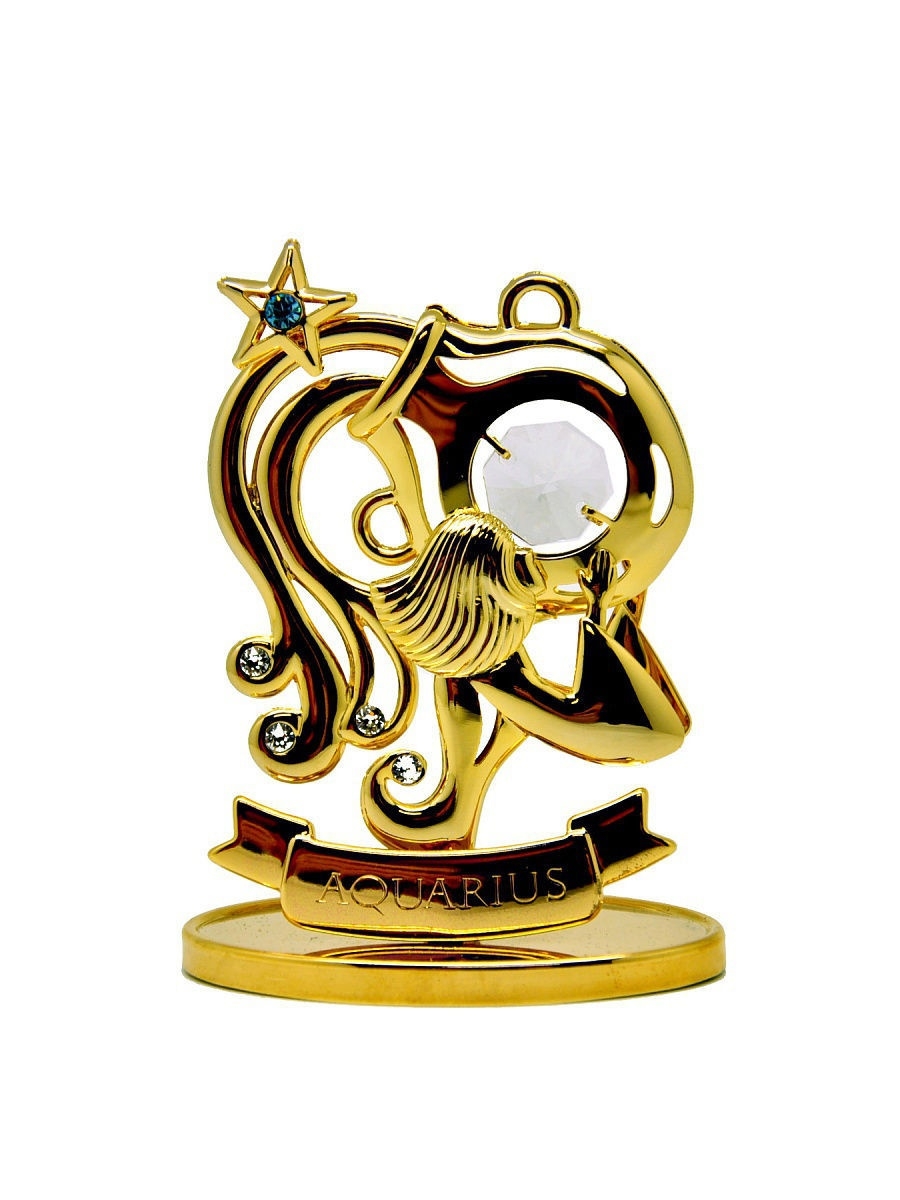 

Фигурка зодиак Водолей CRYSTOCRAFT 267-001-GCL золотистый, 267-001-GCL