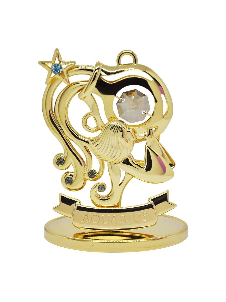 

Фигурка Зодиак Водолей CRYSTOCRAFT 267-001-GGTB золотистый, 267-001-GGTB