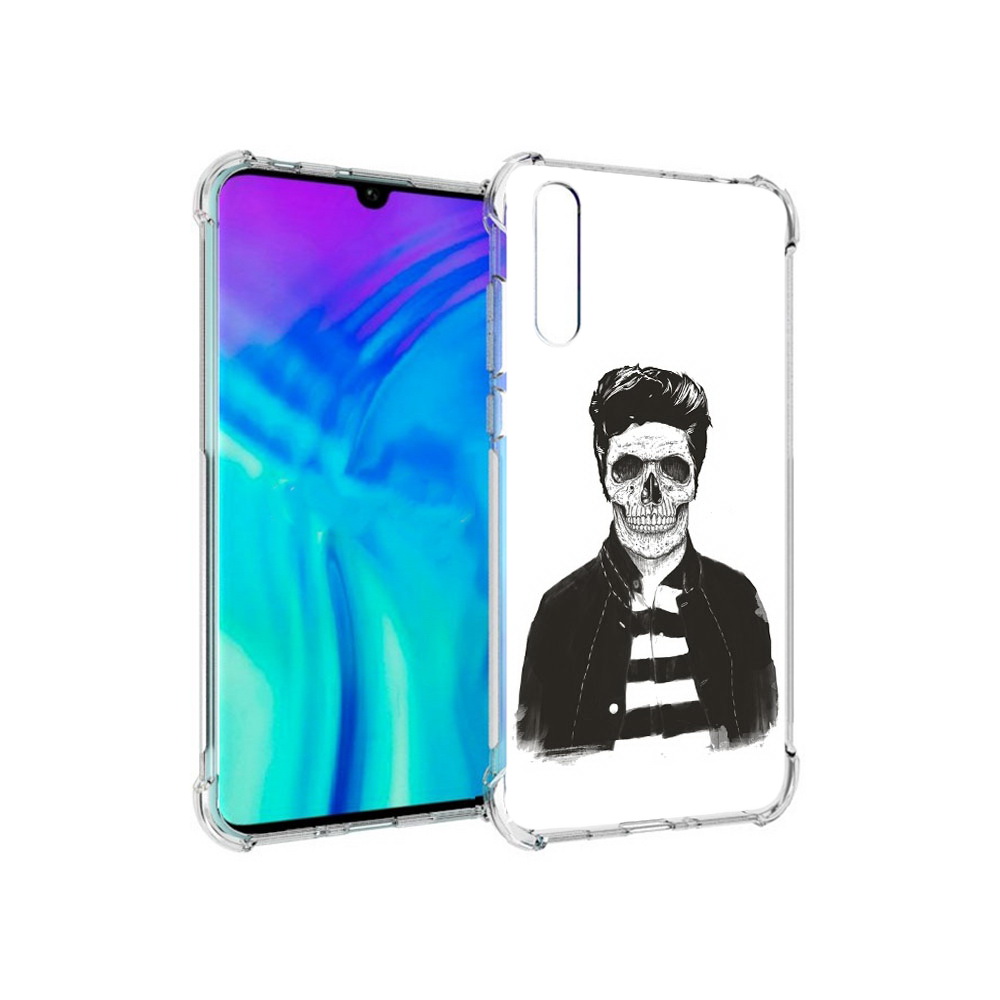 

Чехол MyPads Tocco для Huawei Enjoy 10s скелет, Прозрачный, Tocco