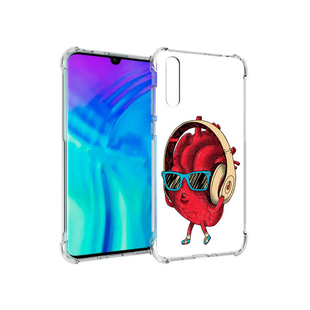 

Чехол MyPads Tocco для Huawei Enjoy 10s слушай сердце, Прозрачный, Tocco
