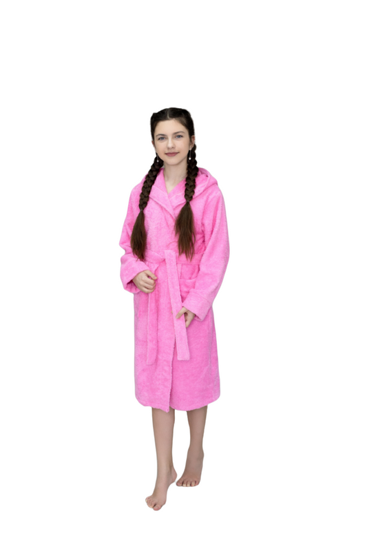 Халат для девочек Bio-Textiles HMW/6419 цв. розовый р. 128
