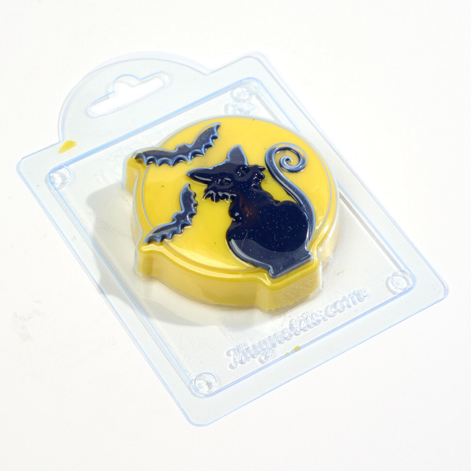 

Кот на Луне форма из пластика для мыла, шоколада AnyMolds