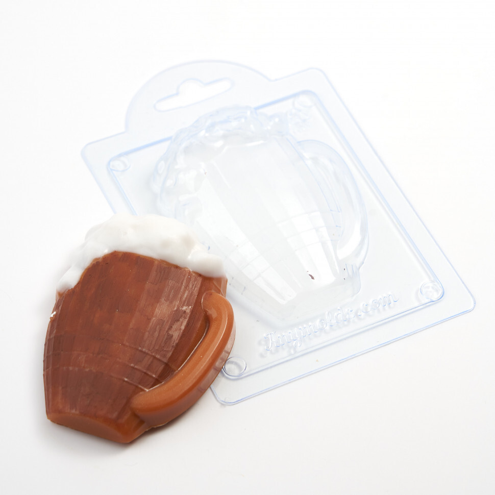 

Чарка Пива форма из пластика для мыла, шоколада AnyMolds