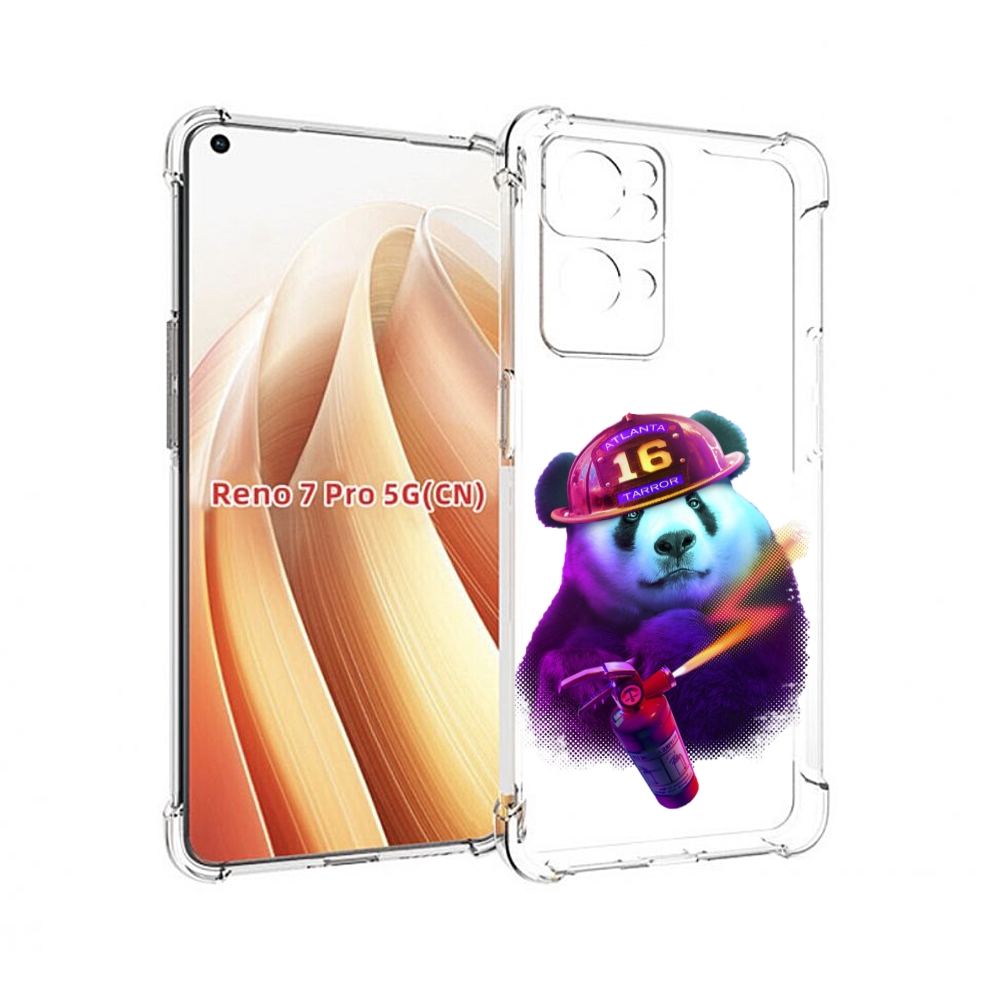 

Чехол MyPads Яркая панда детский для OPPO Reno7 Pro 5G, Прозрачный, Tocco