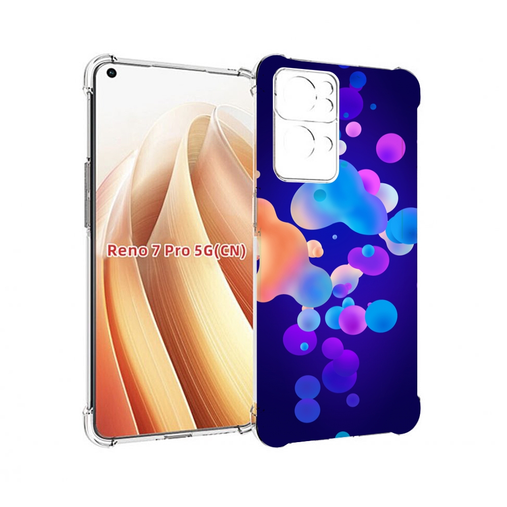 

Чехол MyPads абстрактные-пузырьки для OPPO Reno7 Pro 5G, Прозрачный, Tocco