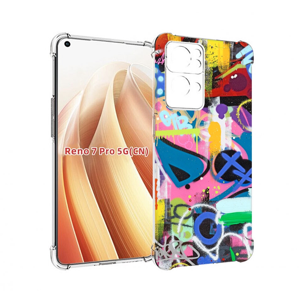 

Чехол MyPads абстракция-графити для OPPO Reno7 Pro 5G, Прозрачный, Tocco