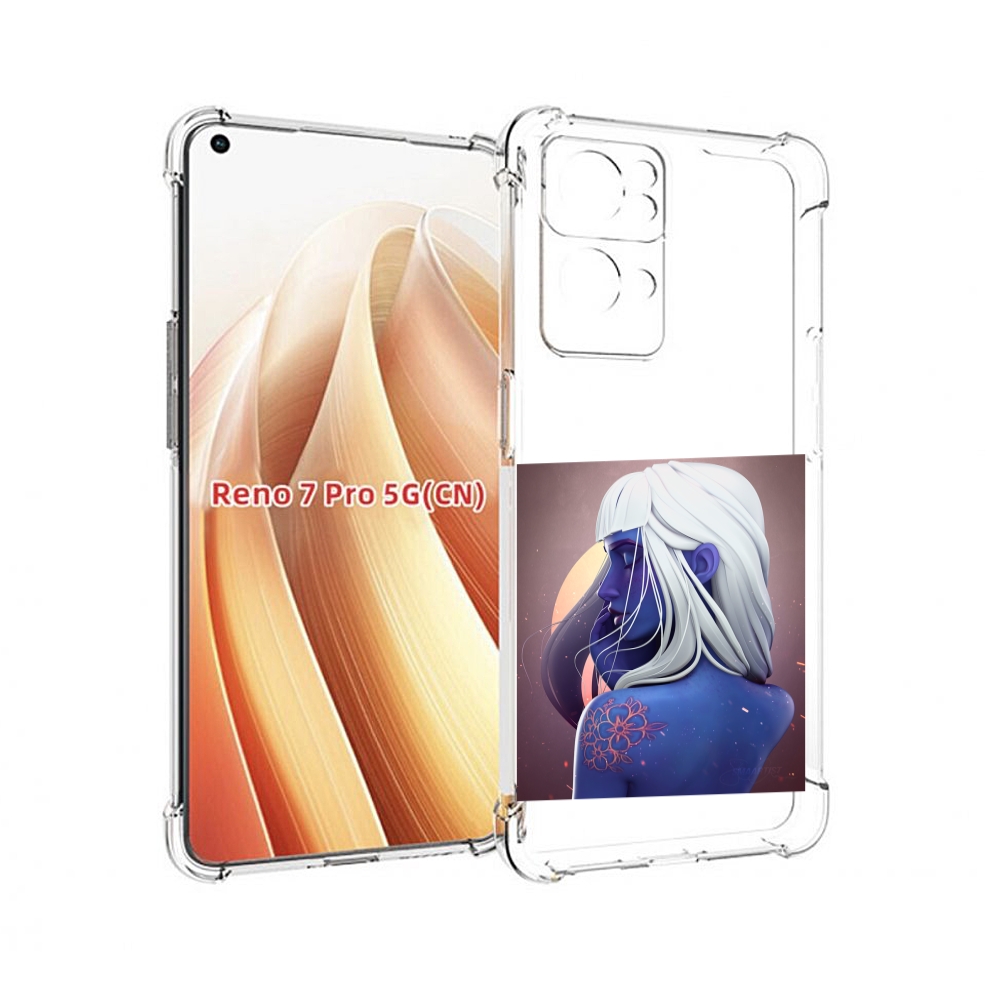 

Чехол MyPads аватар-с-цветком для OPPO Reno7 Pro 5G, Прозрачный, Tocco
