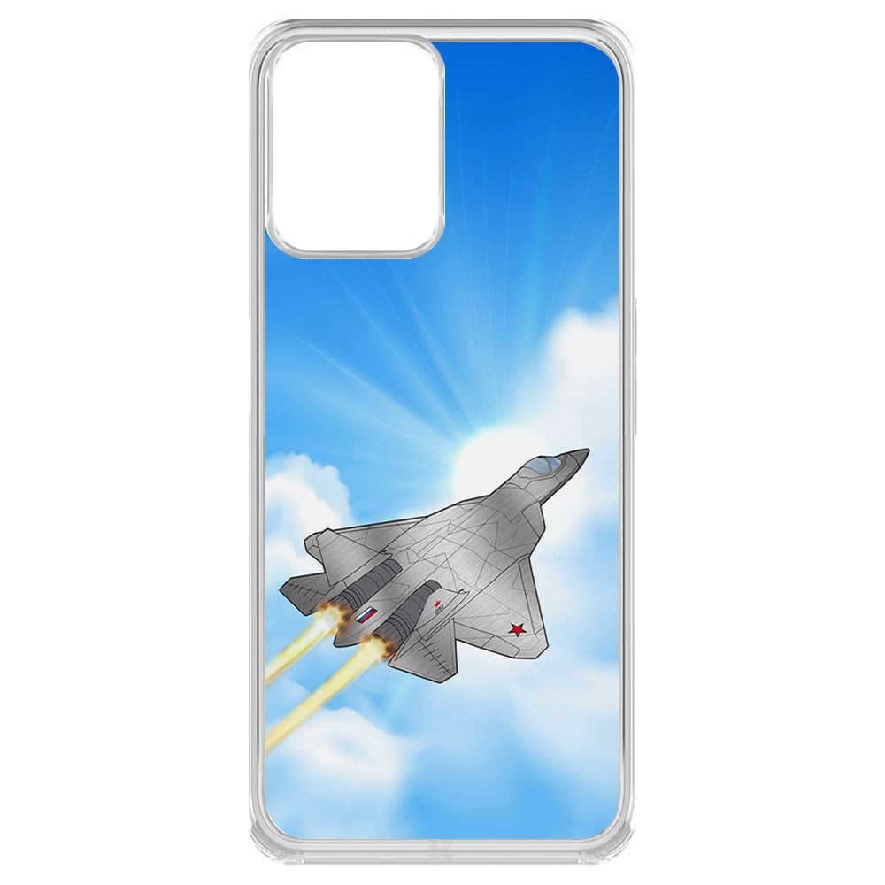 

Чехол-накладка Krutoff Clear Case СУ-57 для Realme C35, Прозрачный