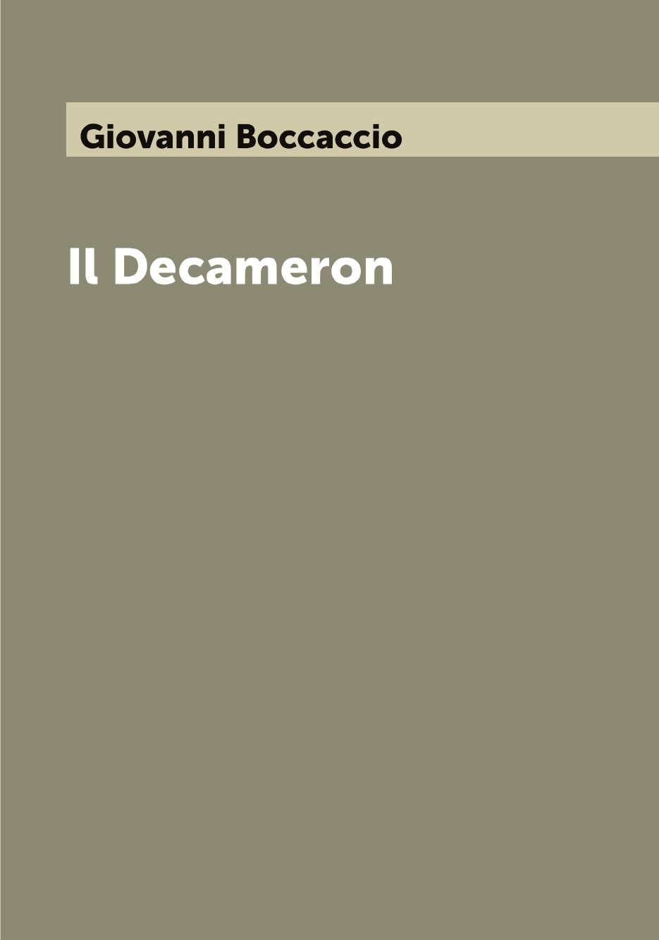 

Il Decameron