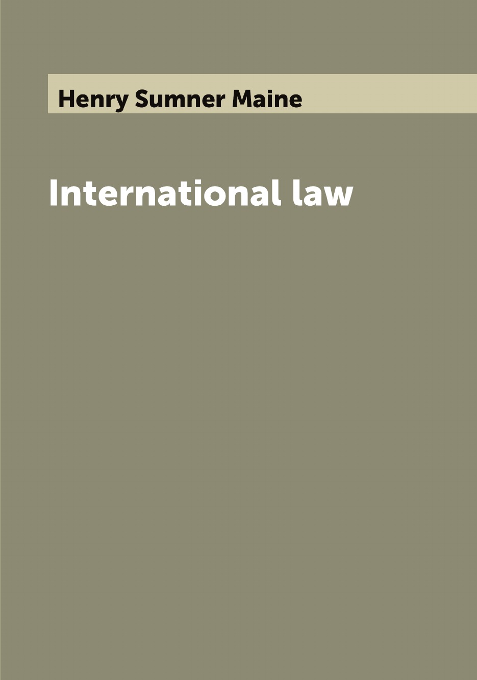 

International law