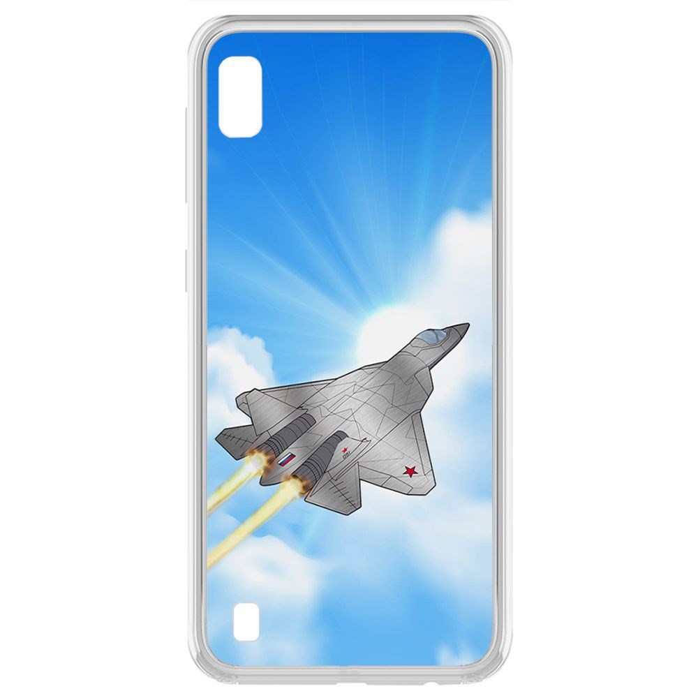 

Чехол-накладка Krutoff Clear Case СУ-57 для Samsung Galaxy A10 (A105), Прозрачный