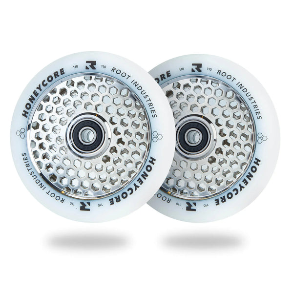 Колеса для самоката Root Industries Honeycore Wheels 110x24mm 2шт White Mirror