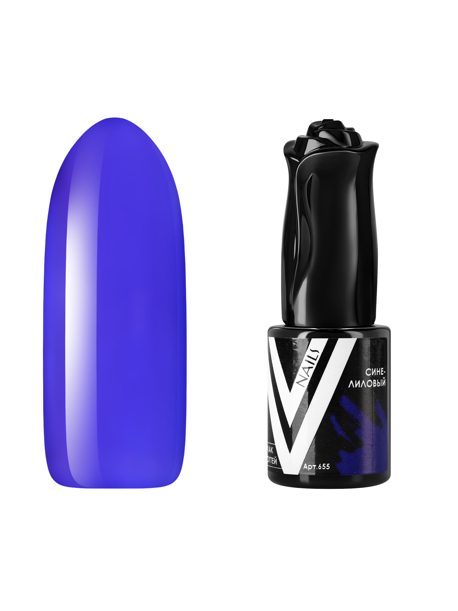 Гель-лак витражный Vogue Nails для аквариумного дизайна прозрачный фиолетовый синий, 10 мл сачок аквариумный синий 10 см