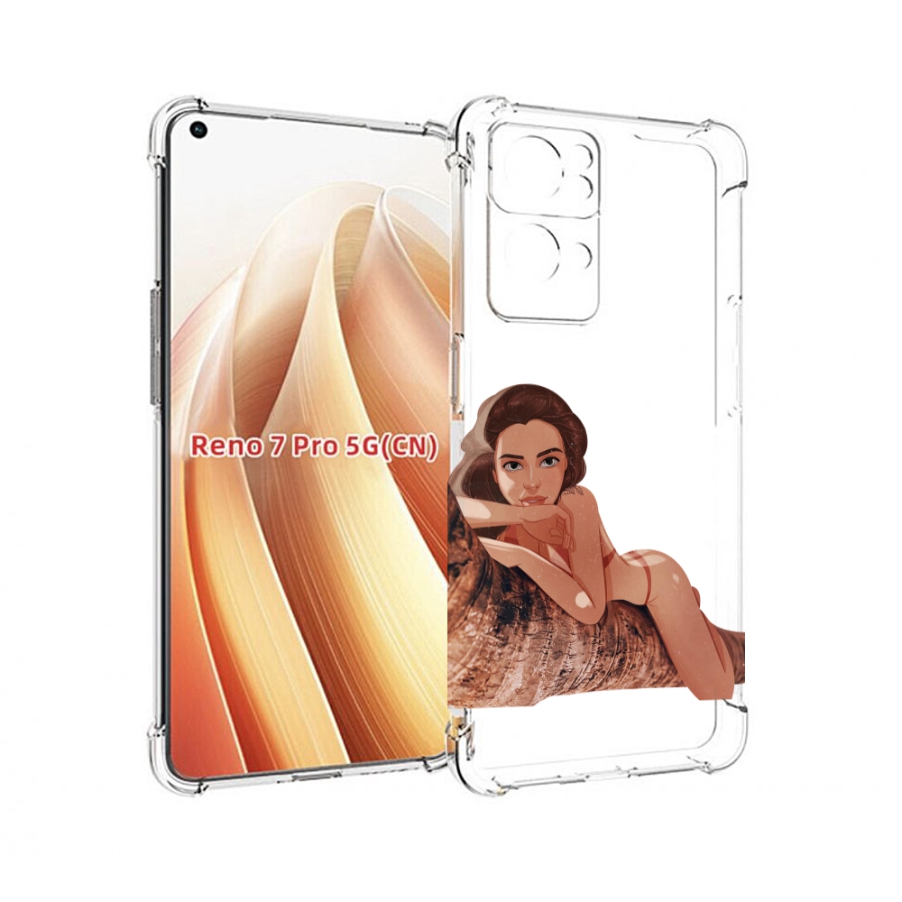 

Чехол MyPads амазонка-на-дереве для OPPO Reno7 Pro 5G, Прозрачный, Tocco
