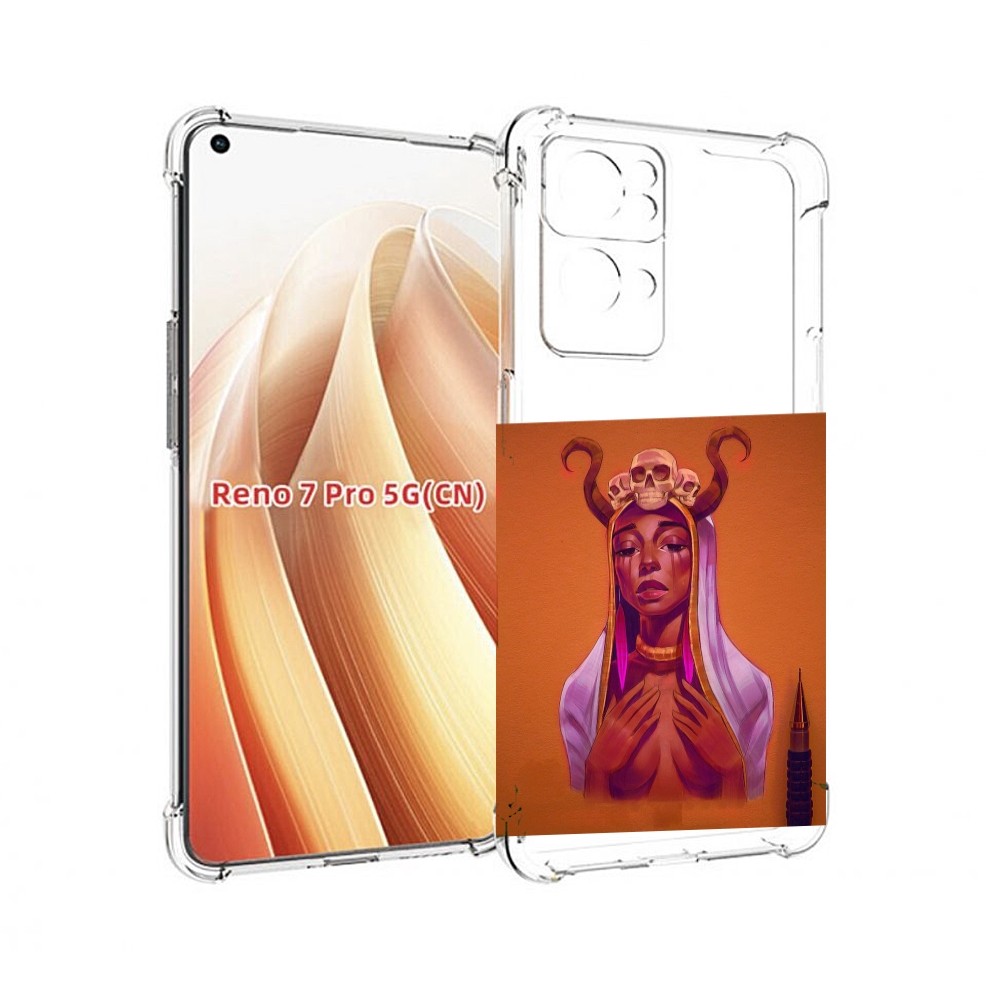 

Чехол MyPads античная-девушка для OPPO Reno7 Pro 5G, Прозрачный, Tocco