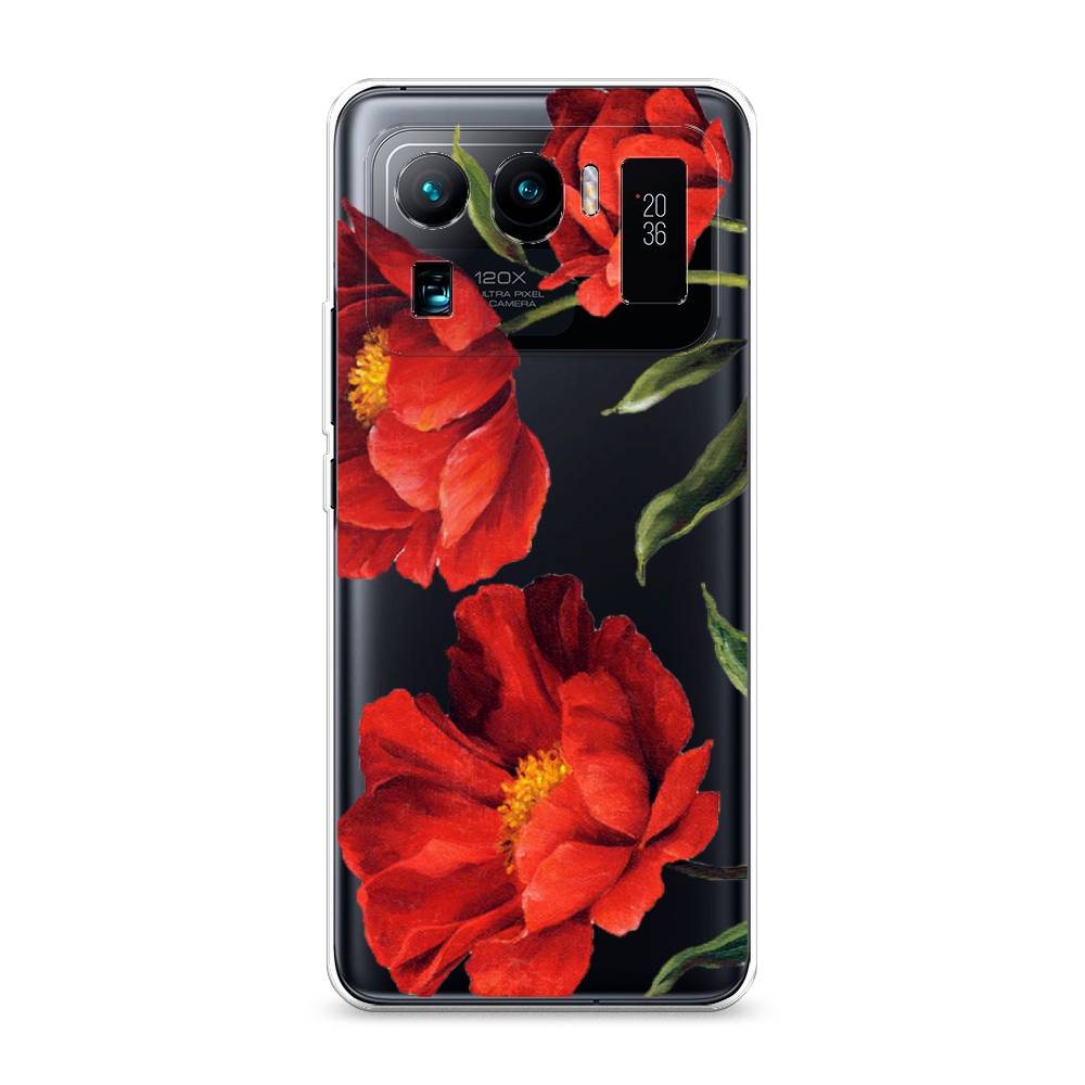 

Чехол Awog на Xiaomi Mi 11 Ultra "Красные маки", Разноцветный, 310450-8