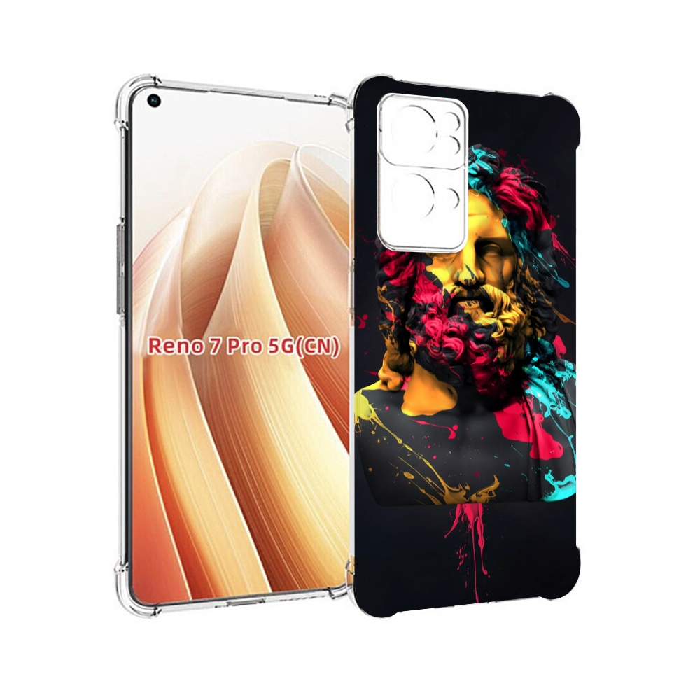 

Чехол MyPads арт-статуя-краски для OPPO Reno7 Pro 5G, Прозрачный, Tocco