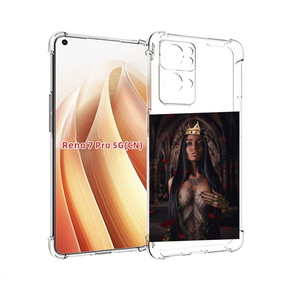 

Чехол MyPads багровый-пик для OPPO Reno7 Pro 5G, Прозрачный, Tocco