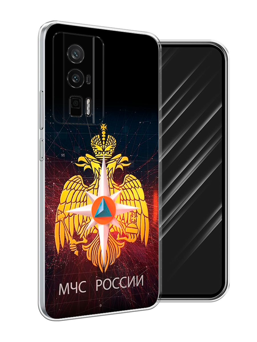 

Чехол Awog на Xiaomi Redmi K60/Poco F5 Pro "МЧС России", Черный;желтый;красный, 318850-1