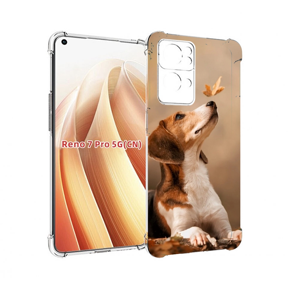 

Чехол MyPads бигль-собака для OPPO Reno7 Pro 5G, Прозрачный, Tocco