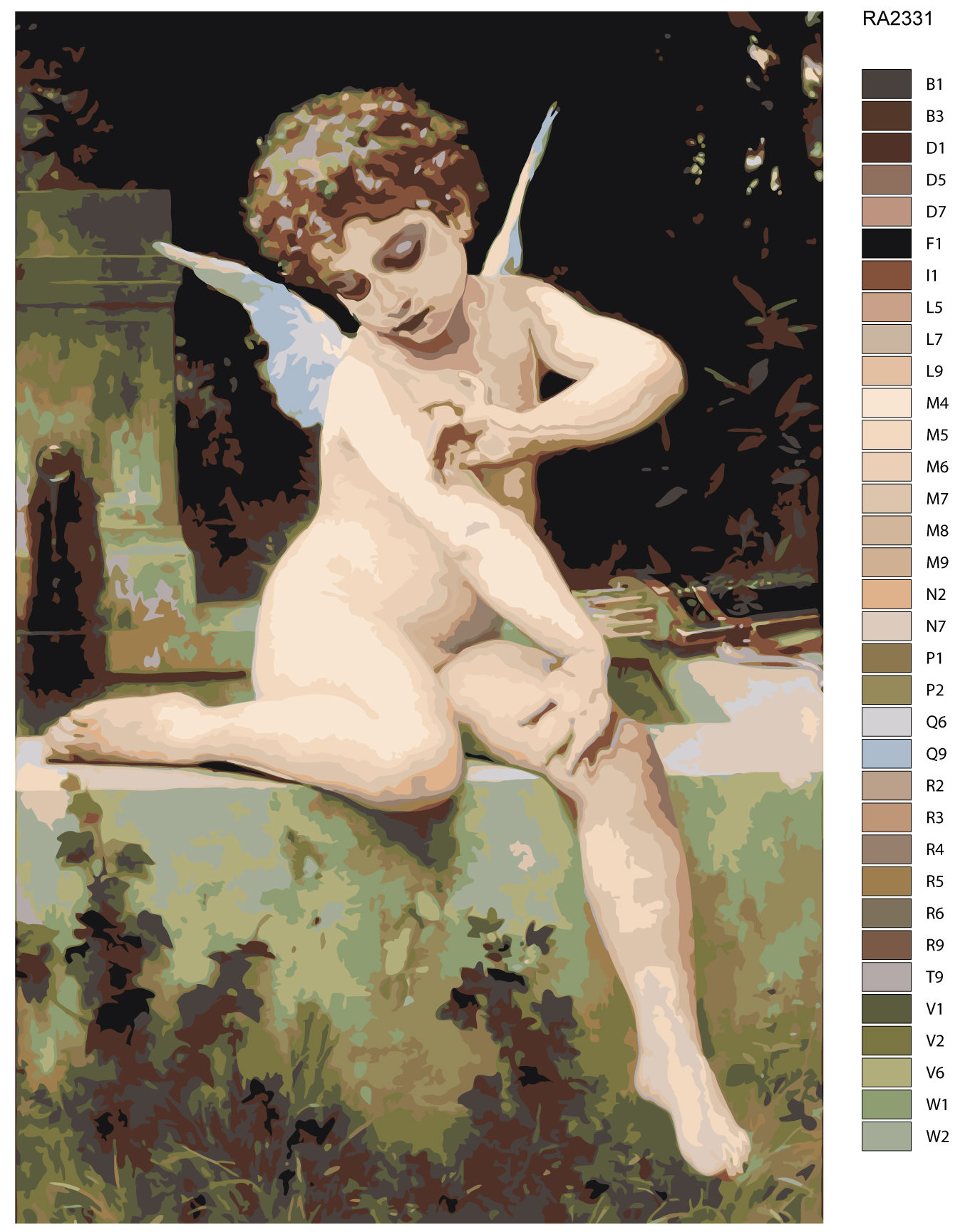 

Картина по номерам, Живопись по номерам, 60 x 90, RA233, RA233