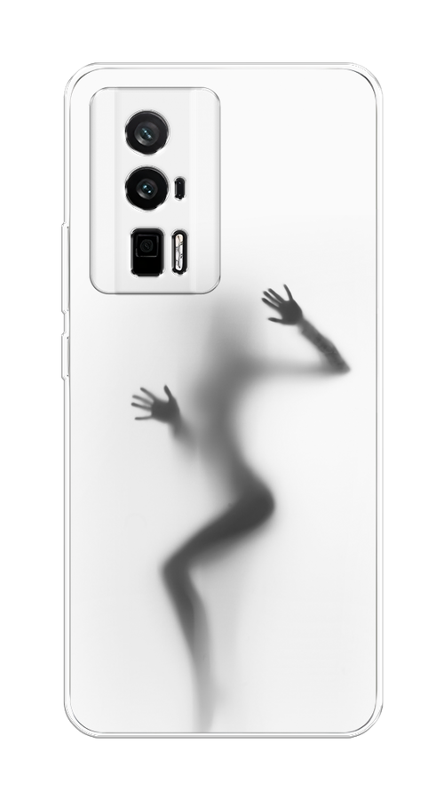 

Чехол Awog на Xiaomi Redmi K60, Poco F5 Pro "Девушка в душе", Серый;белый;черный, 318850-1
