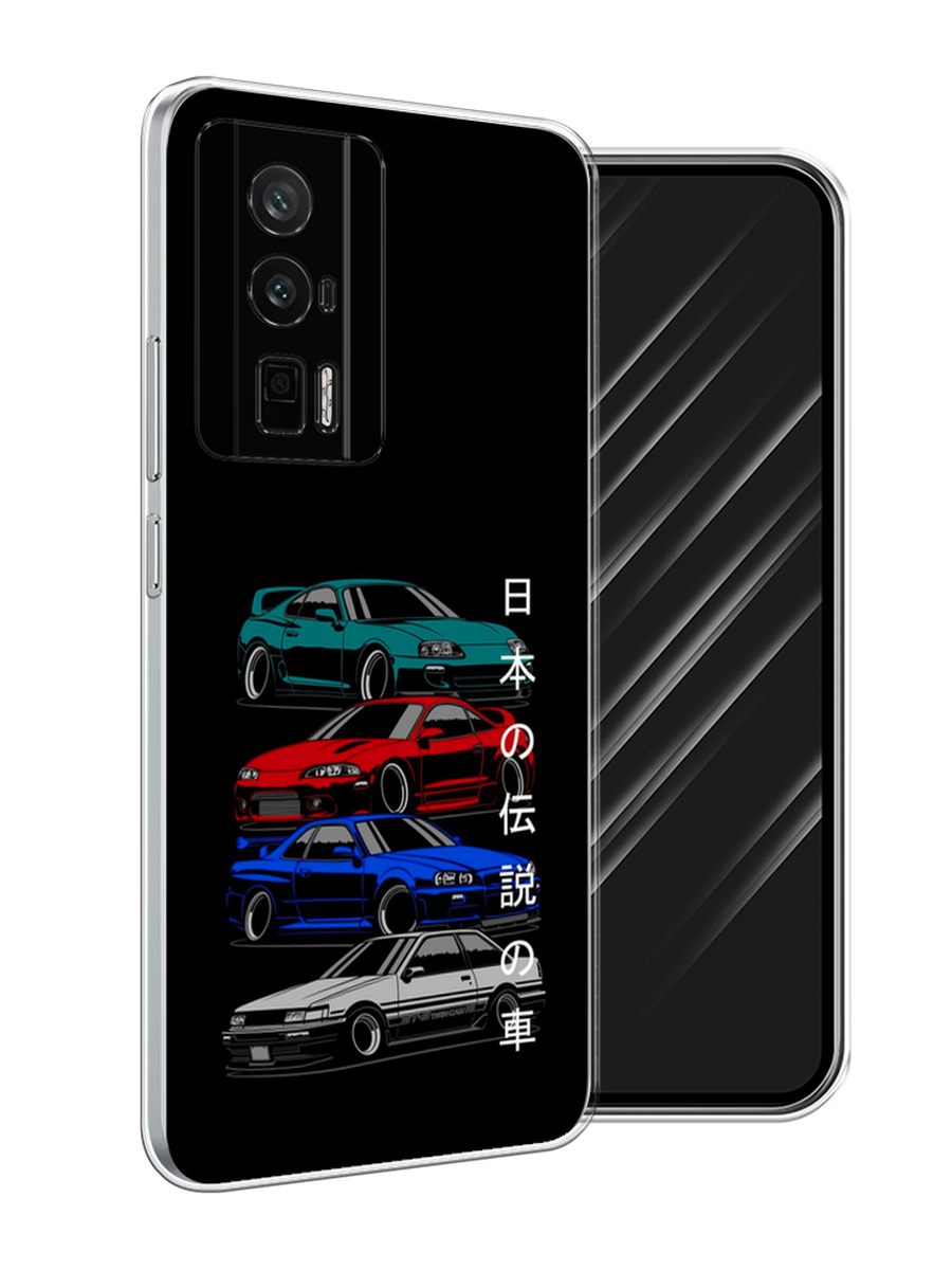 

Чехол Awog на Xiaomi Redmi K60/Poco F5 Pro "JDM Legend cars", Зеленый;красный;синий, 318850-1