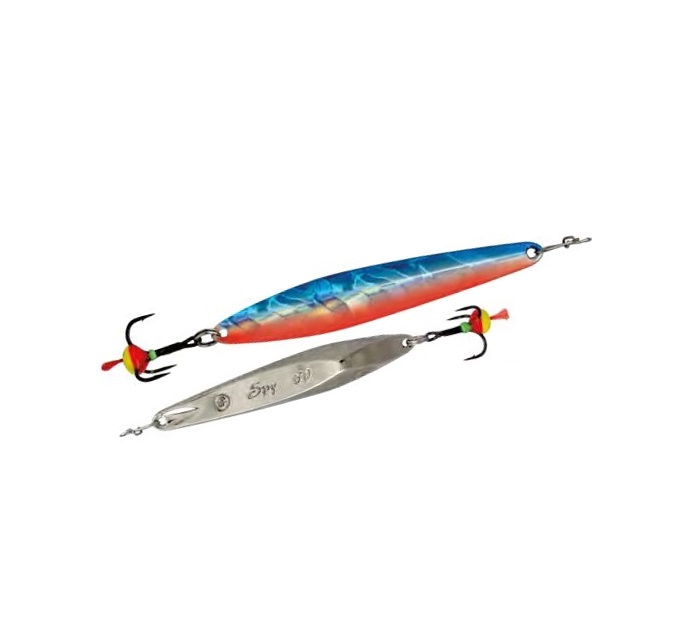 

Блесна вертикальная ECOPRO Spy 60мм, 10г, BRS, Голубой;красный;серебристый, EPVJSP60BRS