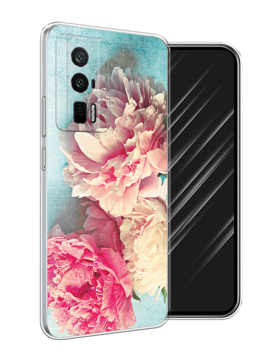 

Чехол Awog на Xiaomi Redmi K60/Poco F5 Pro "Пионы new", Бирюзовый, 318850-1