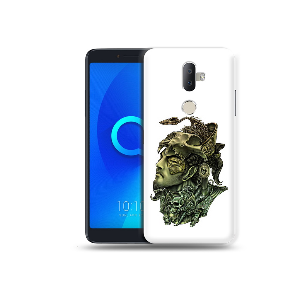 

Чехол MyPads Tocco для Alcatel 3V бронзовый воин, Прозрачный, Tocco