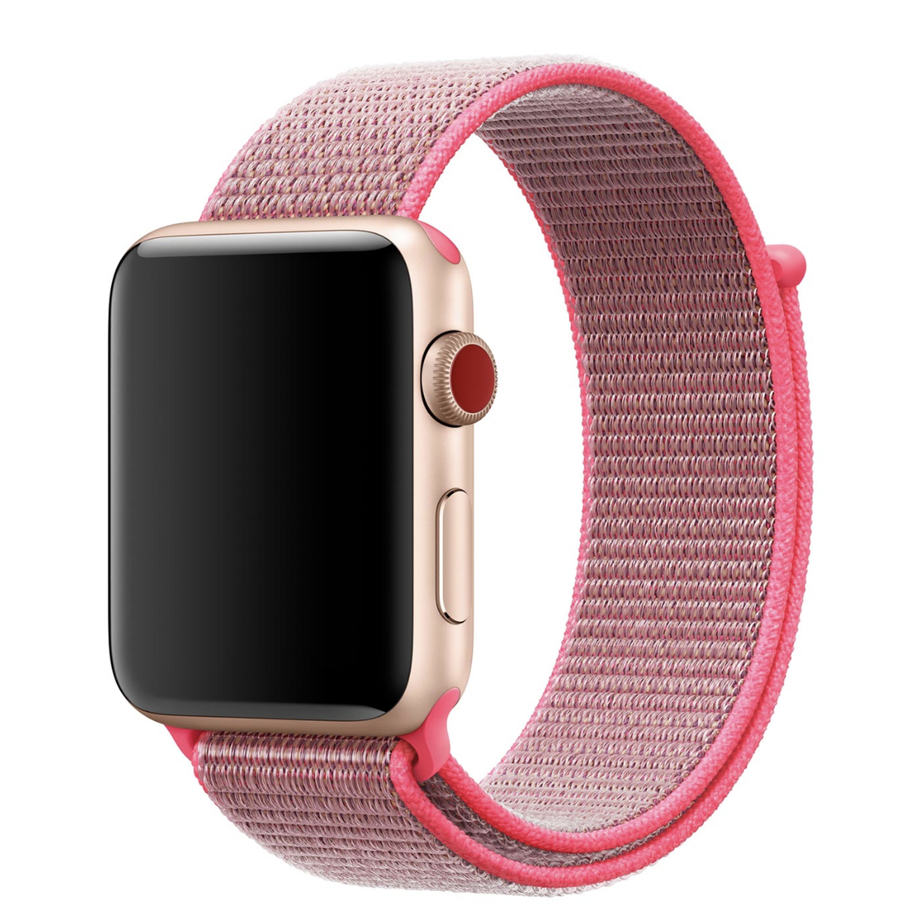 

Ремешок для Apple Watch 44mm/42mm Nylon Loop Rose, Розовый, Ремешок для Apple Watch 44mm/42mm