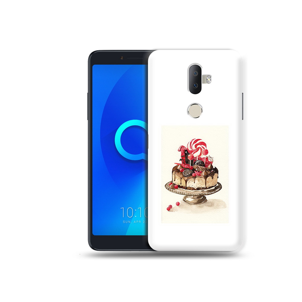 

Чехол MyPads Tocco для Alcatel 3V вкусный торт, Прозрачный, Tocco
