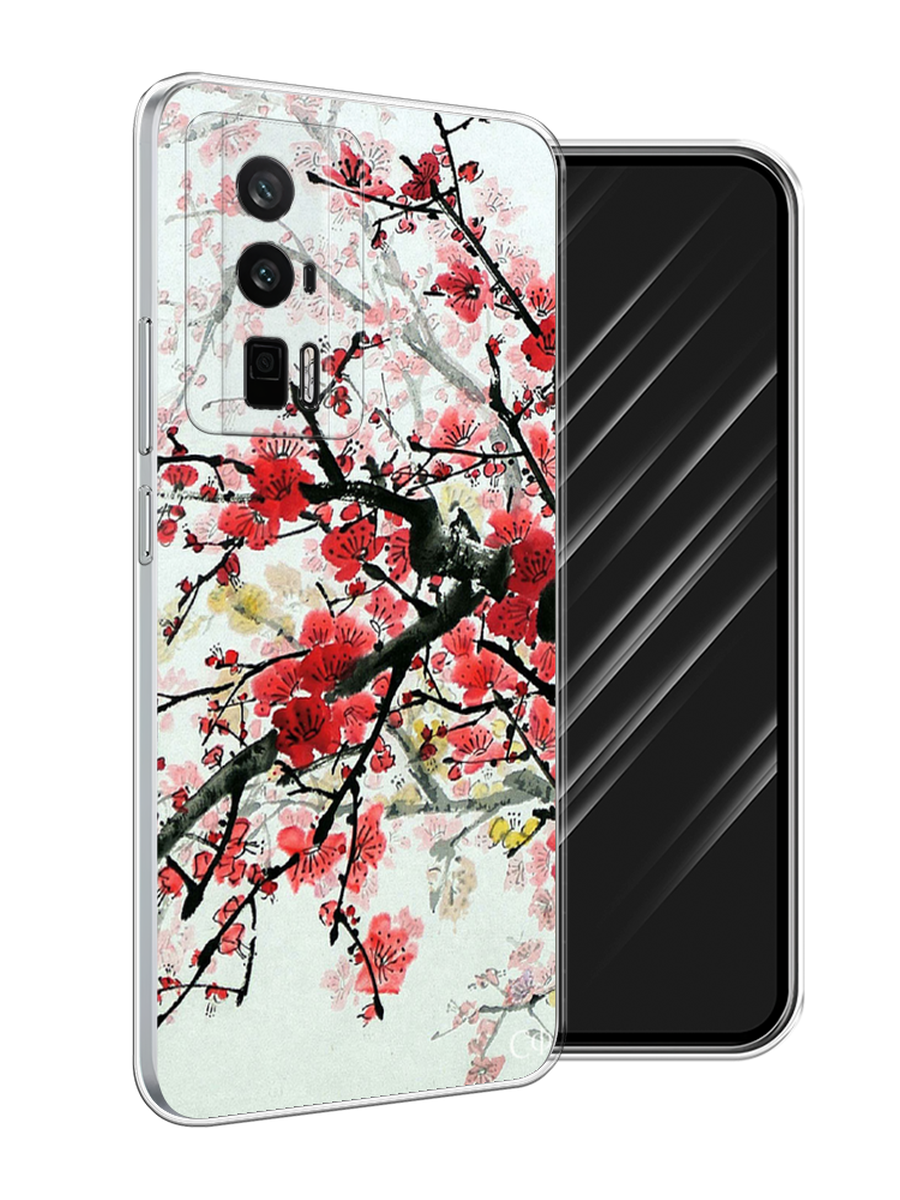 

Чехол Awog на Xiaomi Redmi K60/Poco F5 Pro "Сакура", Розовый;черный, 318850-1