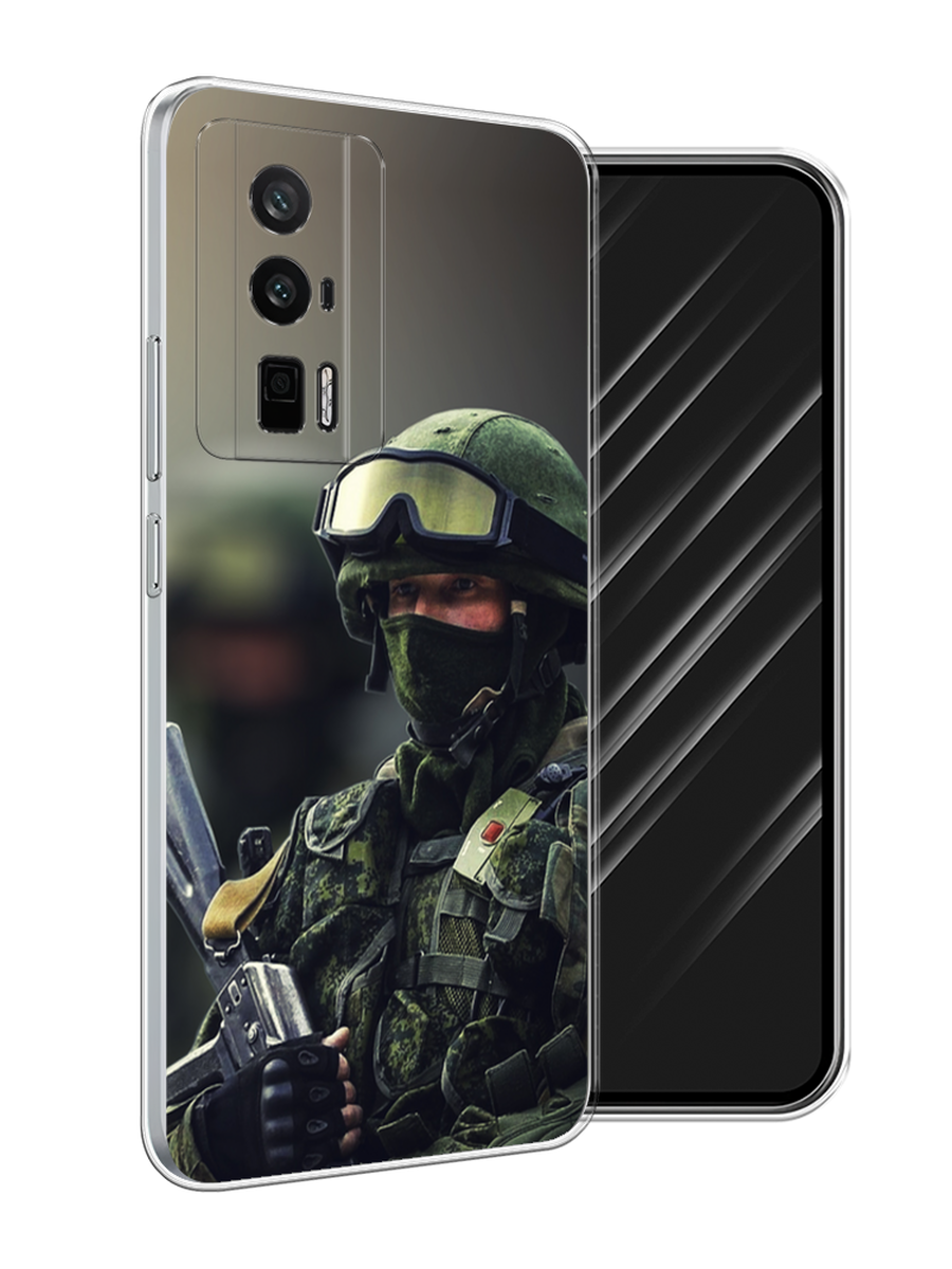 

Чехол Awog на Xiaomi Redmi K60/Poco F5 Pro "Солдат", Зеленый;серый, 318850-1