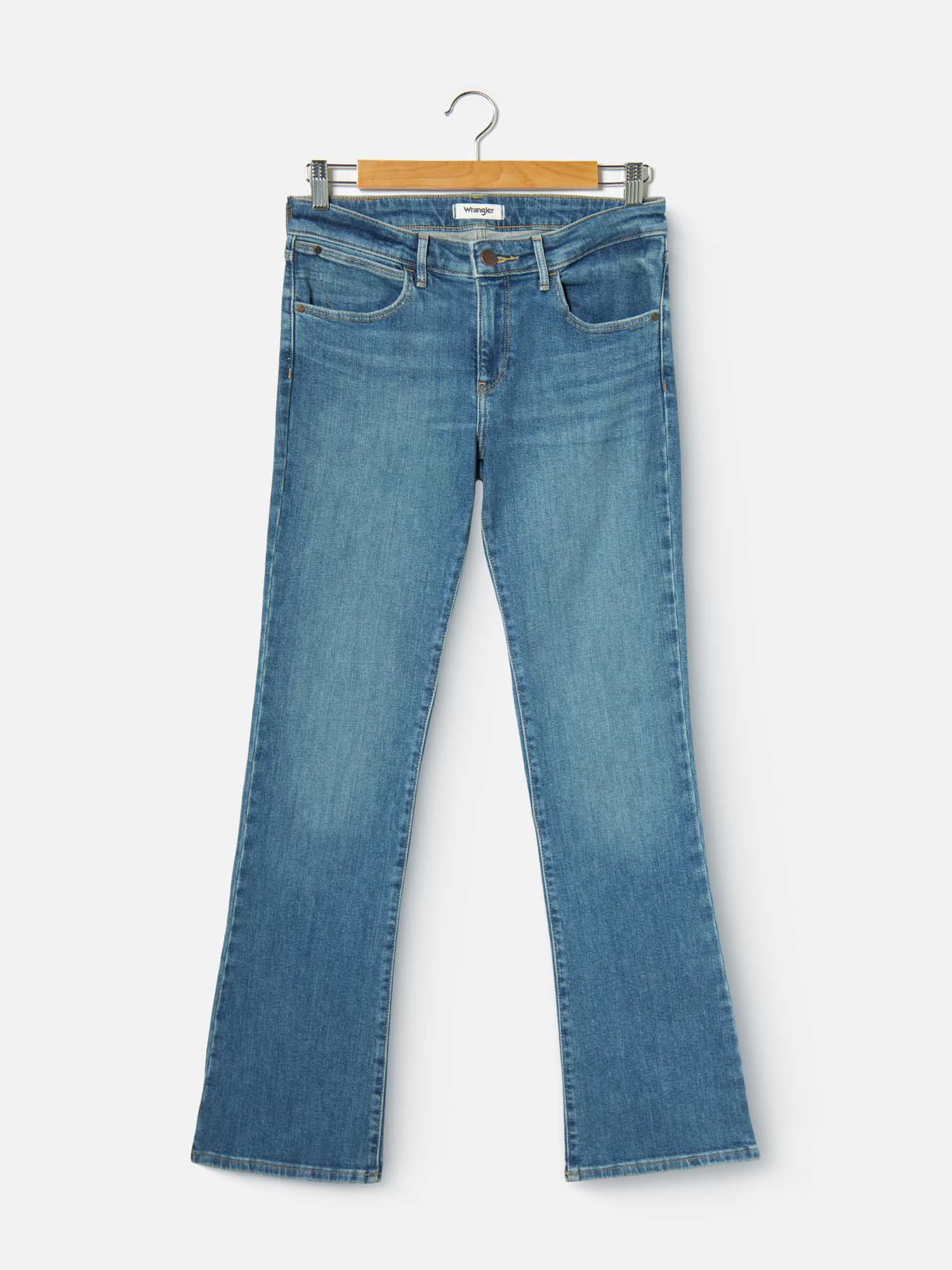 Джинсы женские Wrangler 112342796 синие 28/30