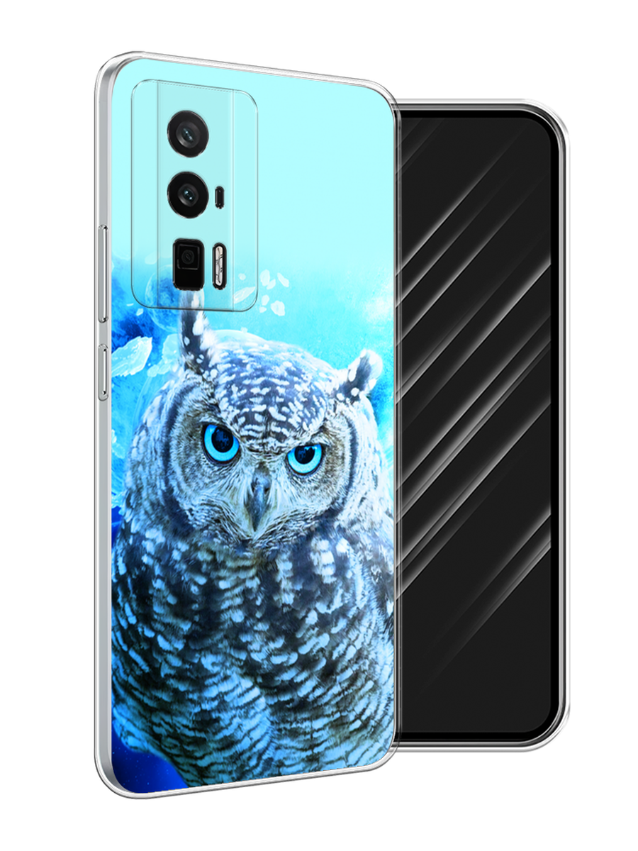 

Чехол Awog на Xiaomi Redmi K60/Poco F5 Pro "Сова арт 7", Синий;голубой, 318850-1