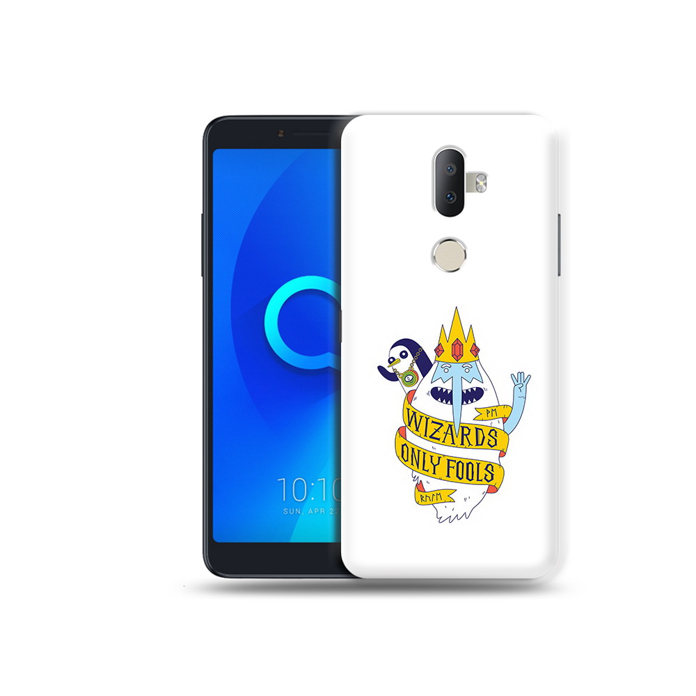 

Чехол MyPads Tocco для Alcatel 3V время приключений снежный король, Прозрачный, Tocco