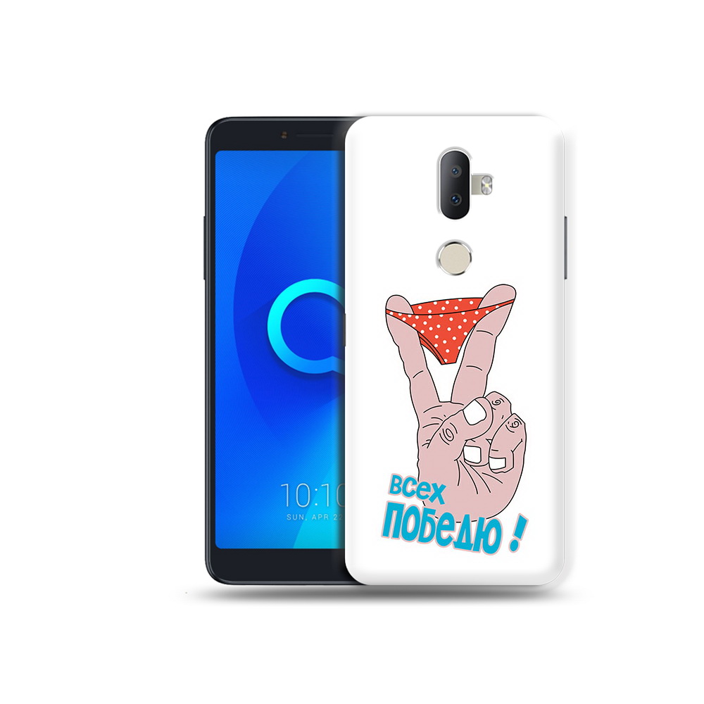

Чехол MyPads Tocco для Alcatel 3V всех победю, Прозрачный, Tocco