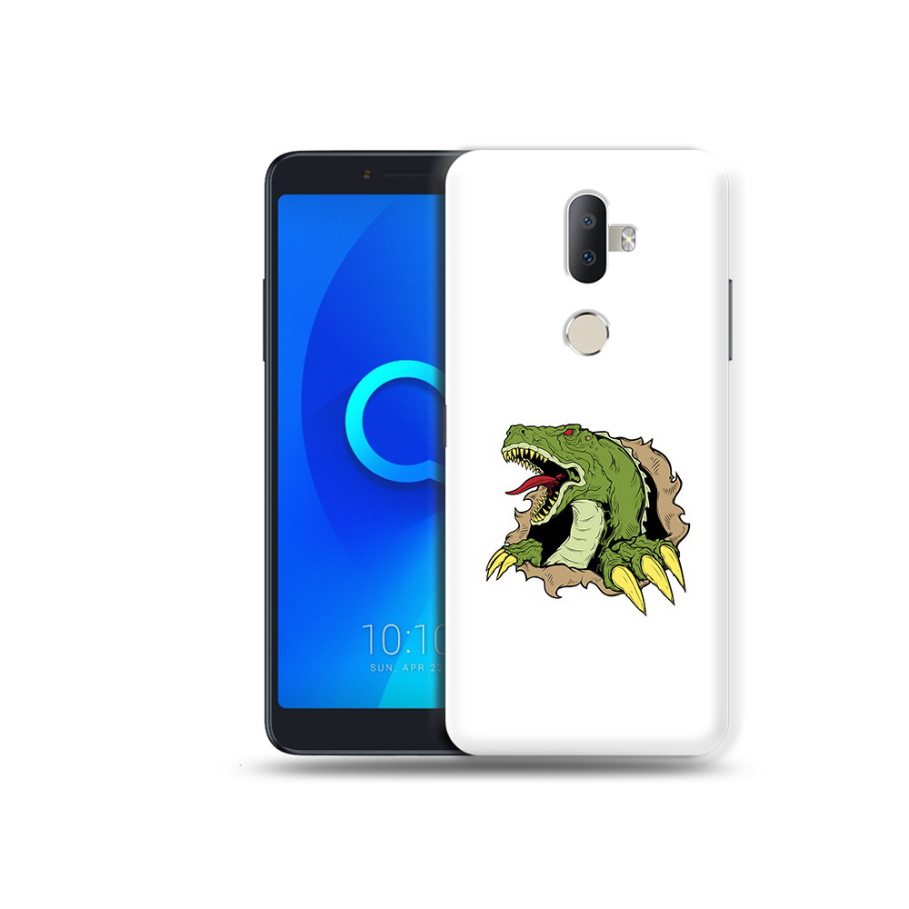 

Чехол MyPads Tocco для Alcatel 3V годзила, Прозрачный, Tocco