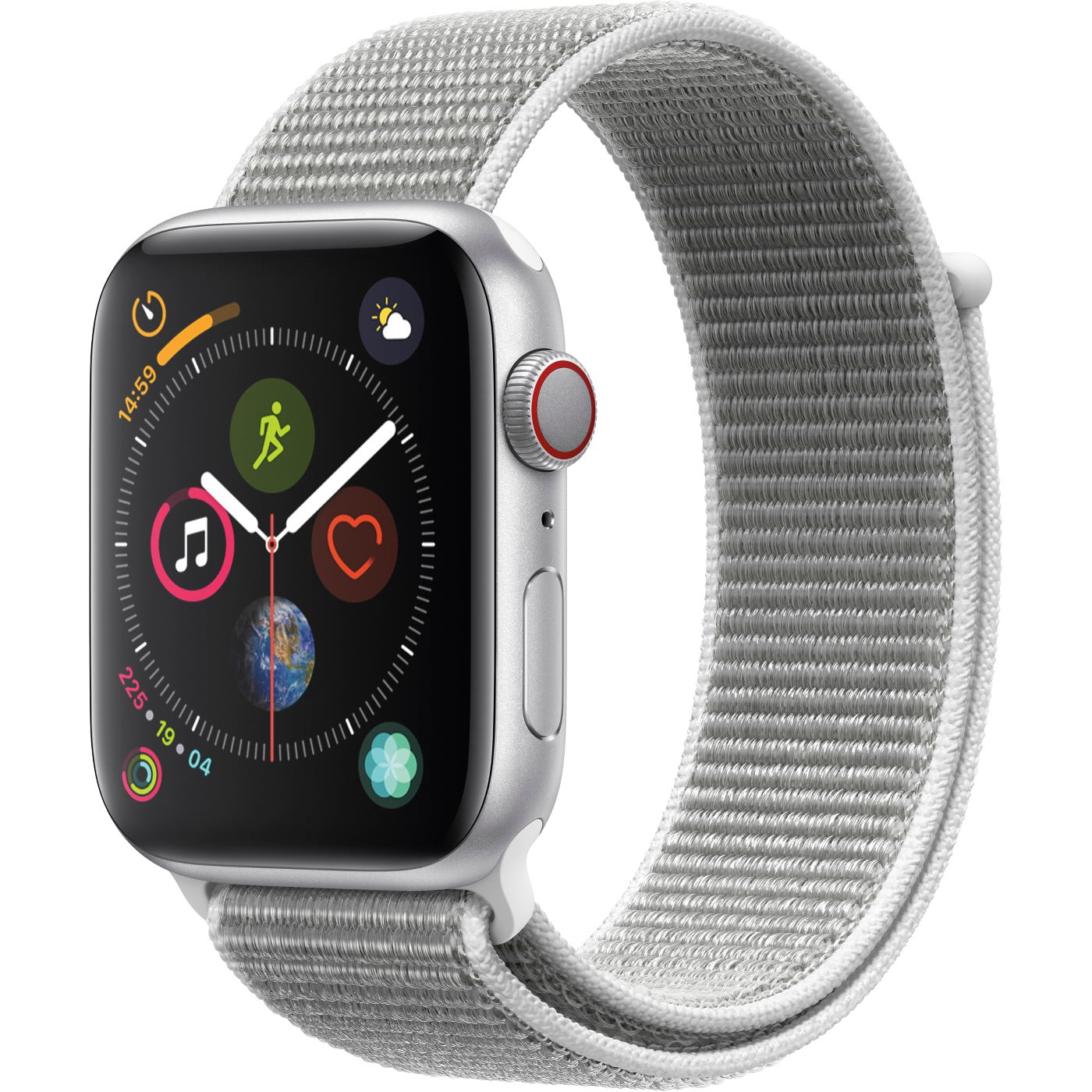 

Ремешок для Apple Watch 44mm/42mm Nylon Loop Silver, Серебристый, Ремешок для Apple Watch 44mm/42mm
