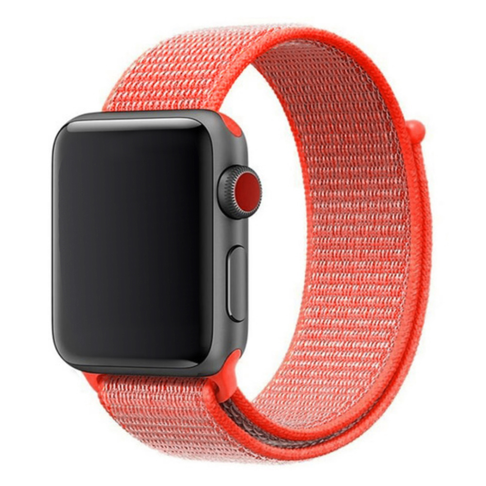 

Ремешок для Apple Watch 38mm/40mm Nylon Loop Orange, Оранжевый, Ремешок Apple Watch 38mm/40mm