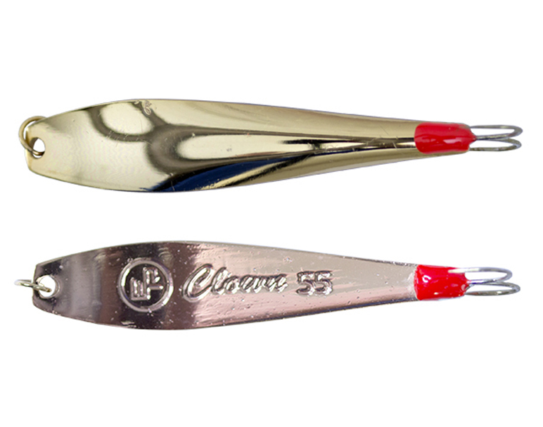 

Блесна вертикальная ECOPRO Clown, 65мм, 13г, G/C, Двойник, Золотистый, EPSCS65GC