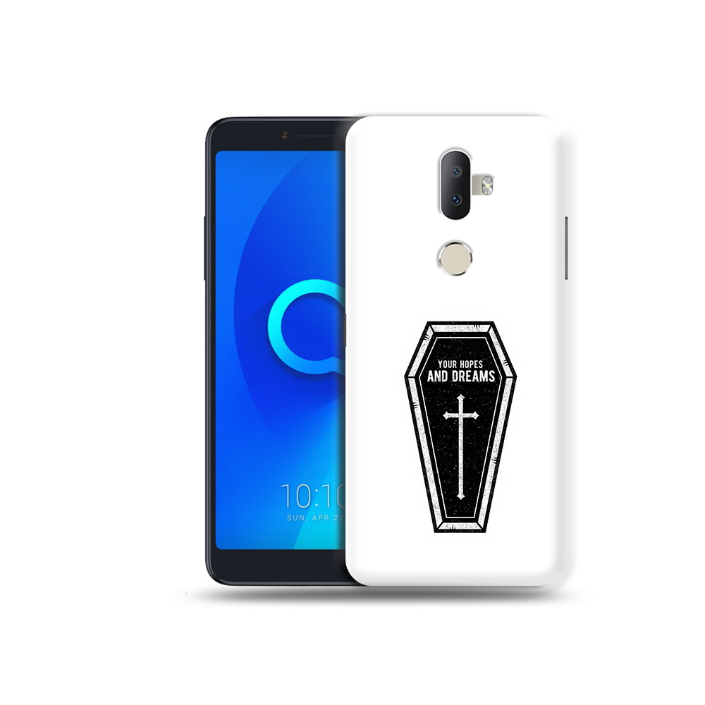 

Чехол MyPads Tocco для Alcatel 3V гроб с мечтами, Прозрачный, Tocco