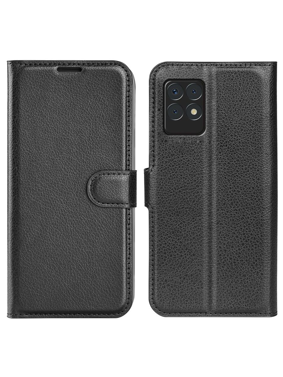 

Чехол Wallet для смартфона Realme 8i черный