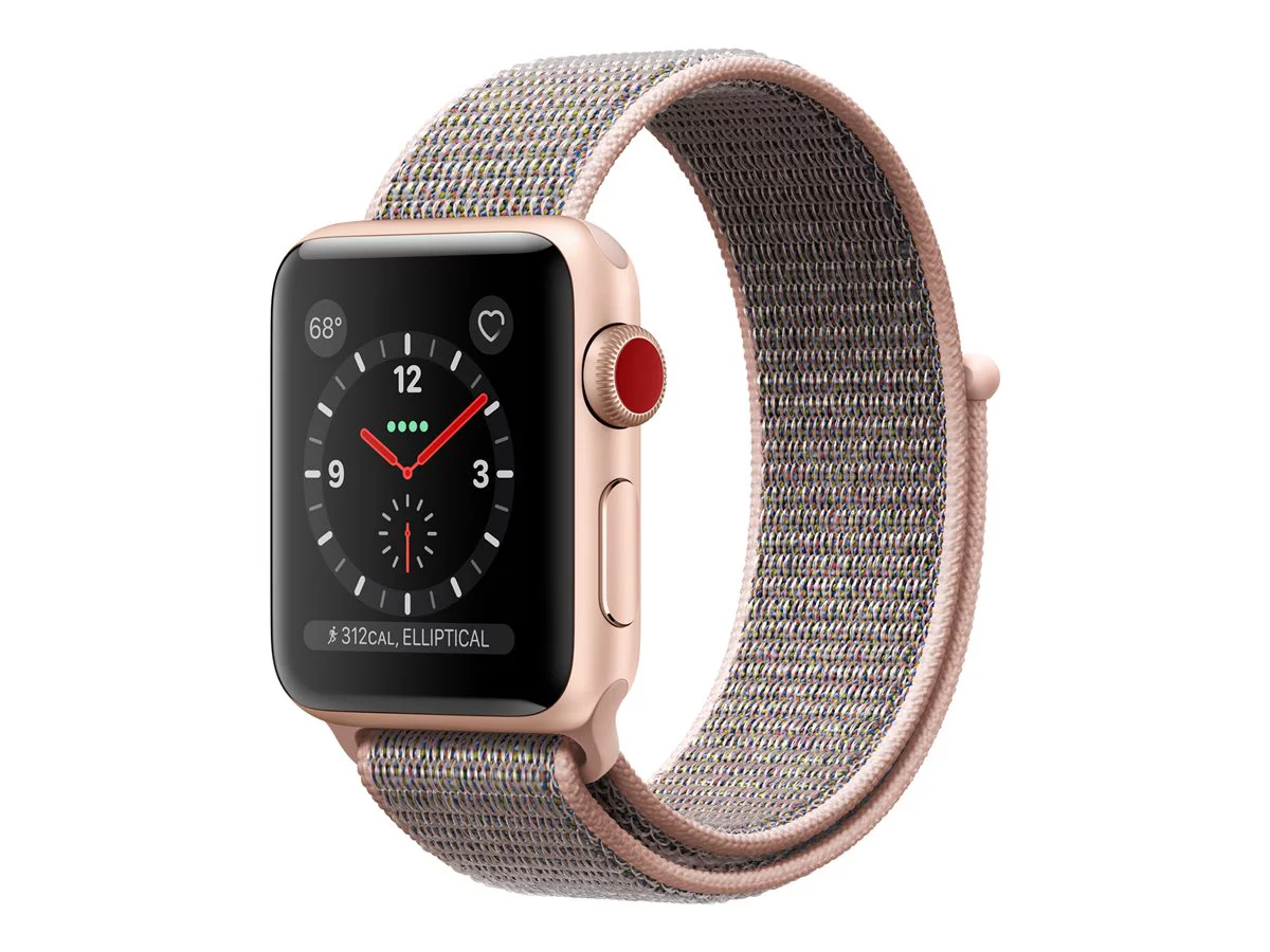 

Ремешок для Apple Watch 44mm/42mm Nylon Loop Pink Sand, Розовый, Ремешок для Apple Watch 44mm/42mm Nylon Loop