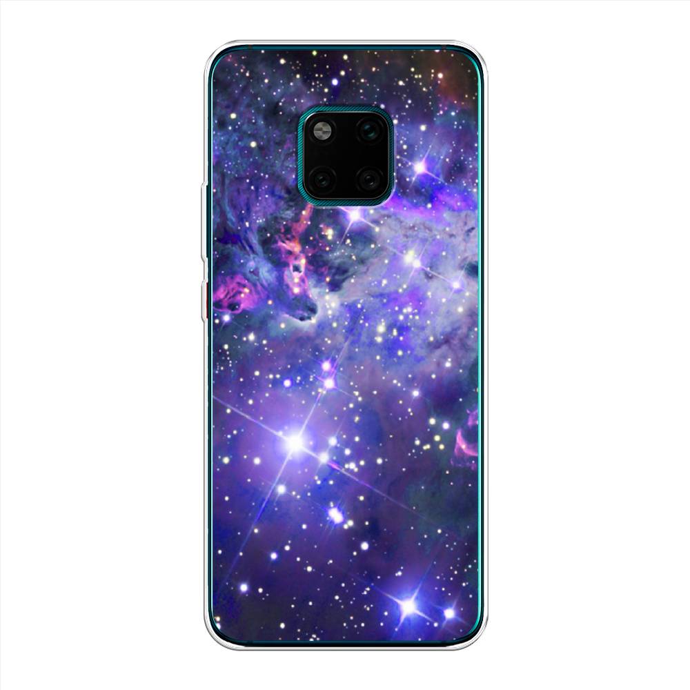 

Чехол Awog на Huawei Mate 20 Pro "Яркая галактика", Фиолетовый, 67050-4